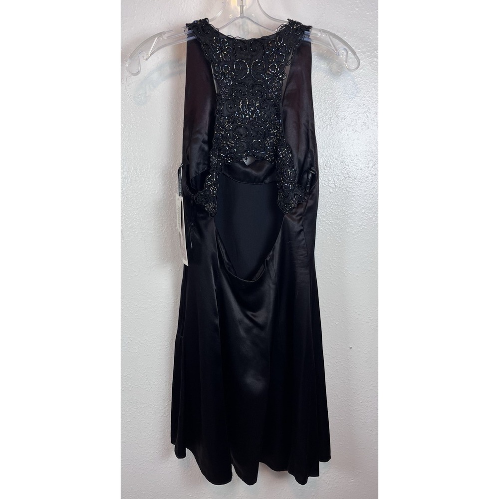 jessica mcclintock dress gunne sax Maroon/black Y2K Vintage Size 11/12 Formal - Picture 6 of 12